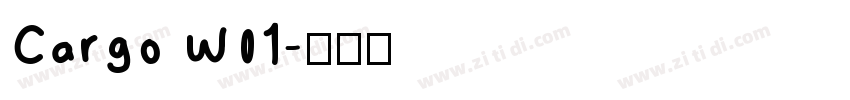 Cargo W01字体转换